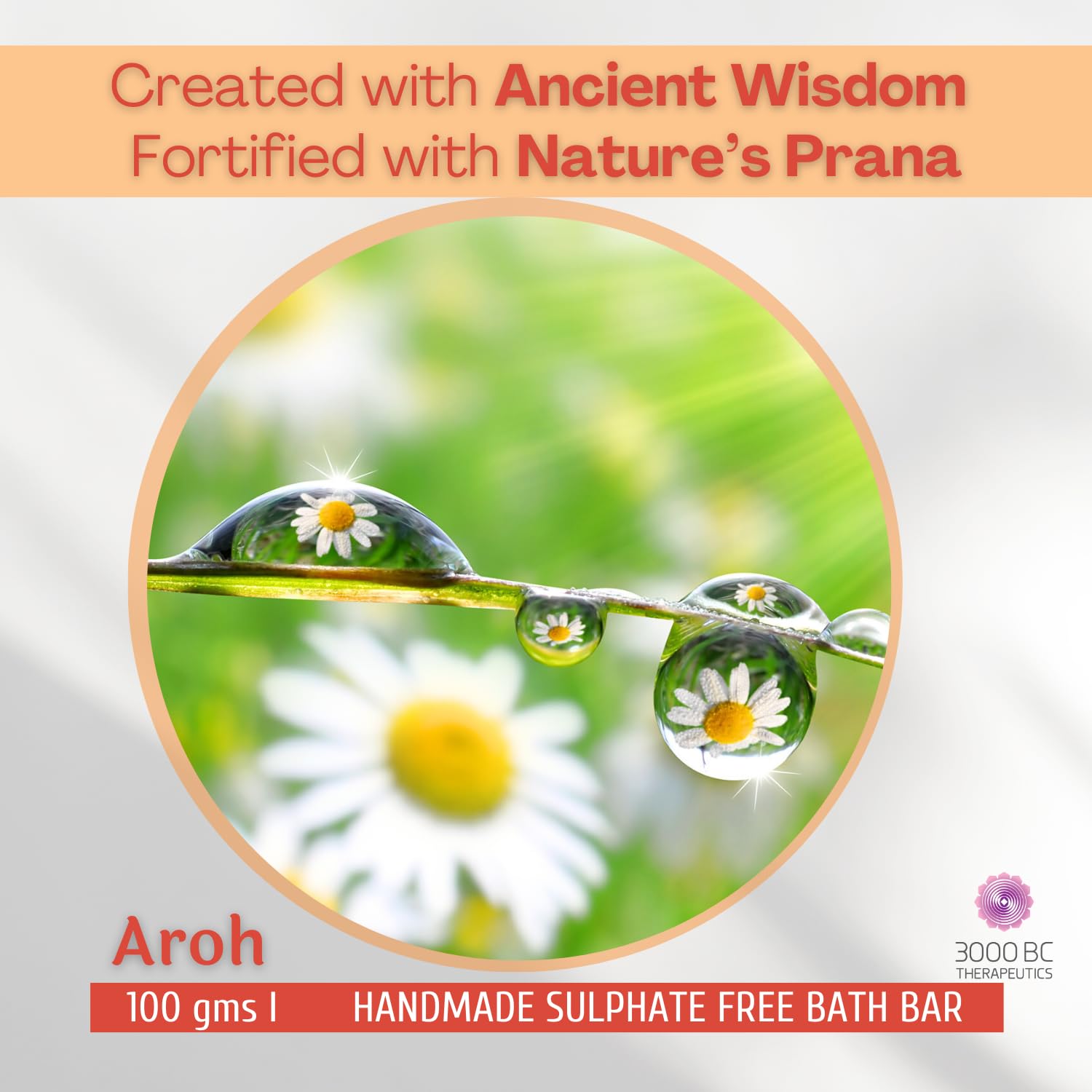 Aroh: Anti-Acne, Scar Fading & Glowing Skin | Sulfate-Free Ayurvedic Soap Bar | 100g