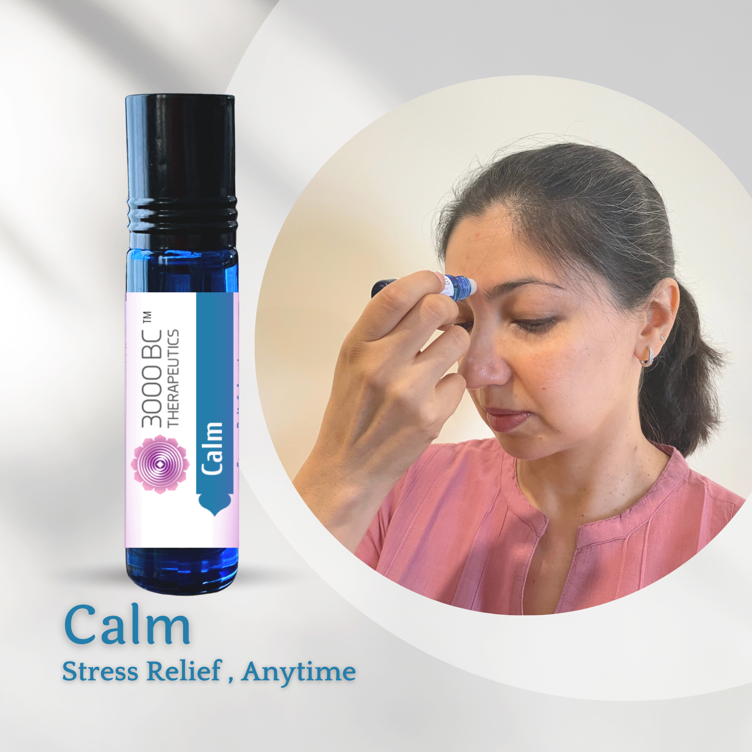 Calm: The Anti-Anxiety Roll On | Lavender, Bergamot & Geranium | 9ml